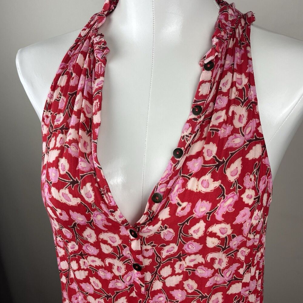 Spell & The Gypsy Collective Size Small Delirium Maxi Dress Red Coral Bohemian - Picture 6 of 12